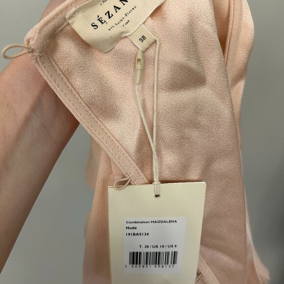 Sezane Magdalena jumpsuit in Nude Size 38/6 NWT - Picture 4 of 4